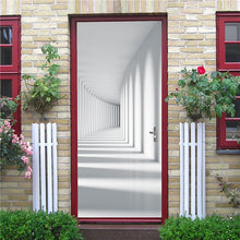 Load image into Gallery viewer, Retro Wooden Door Stickers PVC Waterproof Wallpaper For Doors Living Room Bedroom Home Decor Mural DIY Renovation Decal 90x200cm