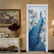 Load image into Gallery viewer, 3D beau paysage autocollant de porte pour salon chambre bricolage PVC auto-adhésif papier peint étanche stickers muraux deursticker