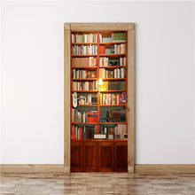 Load image into Gallery viewer, 3D beau paysage autocollant de porte pour salon chambre bricolage PVC auto-adhésif papier peint étanche stickers muraux deursticker