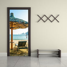 Load image into Gallery viewer, 3D beau paysage autocollant de porte pour salon chambre bricolage PVC auto-adhésif papier peint étanche stickers muraux deursticker