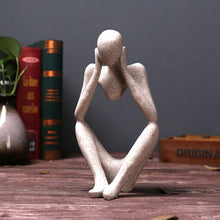 Load image into Gallery viewer, Forgetive Resin Statues Creative Abstract Thinker People Sculptures Miniature Figurines Craft Office Home Decoration Accessories