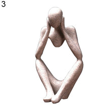 Load image into Gallery viewer, Forgetive Resin Statues Creative Abstract Thinker People Sculptures Miniature Figurines Craft Office Home Decoration Accessories
